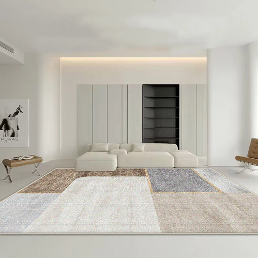 Abstract Style Big Living Room Rugs