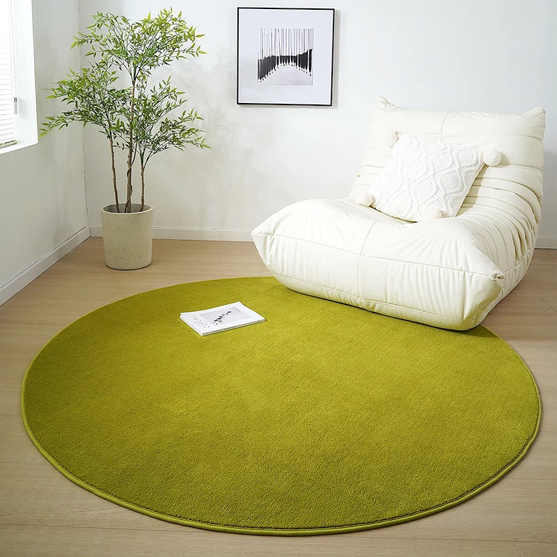 Minimalist Style Living Room Decoration Round Carpet