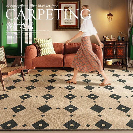 French Retro Living Room Decoration Carpets