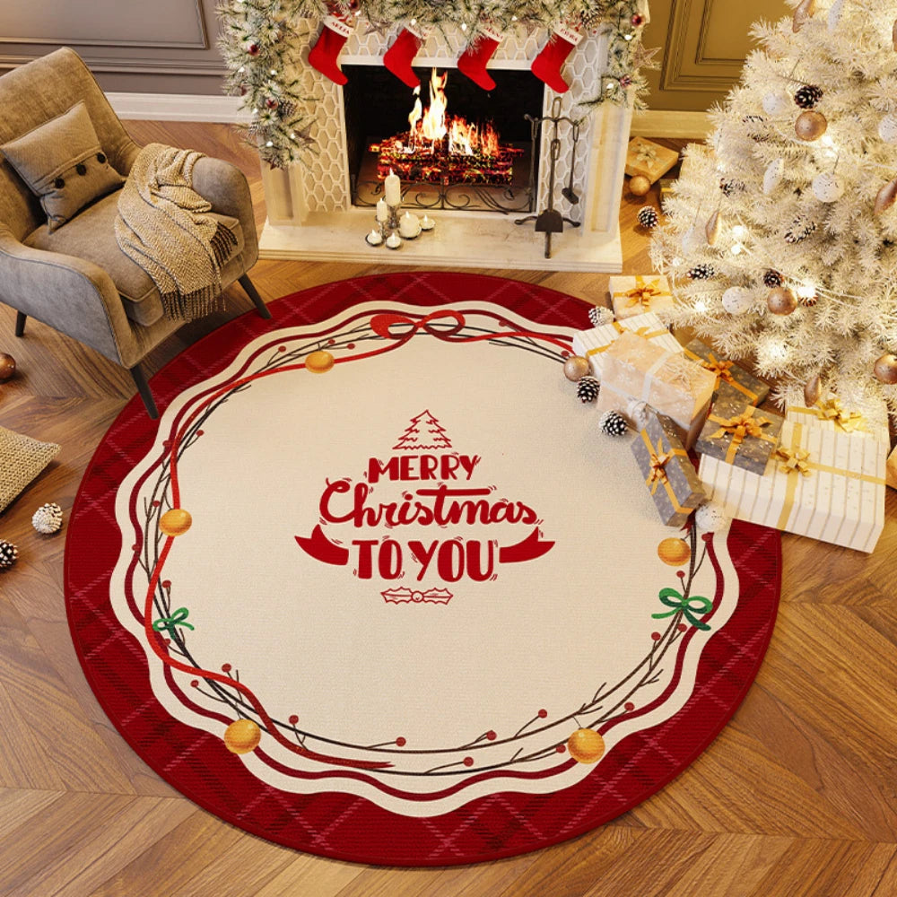 Christmas Tree in Bedroom Decoration Home Rugs