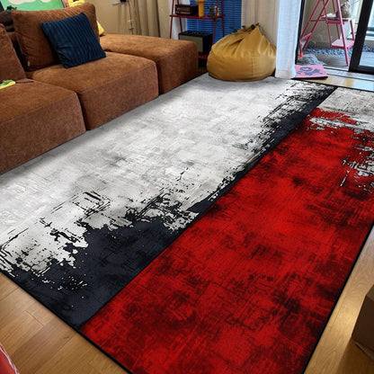 Modern Abstract Living Room Rug Large Size Antiskid