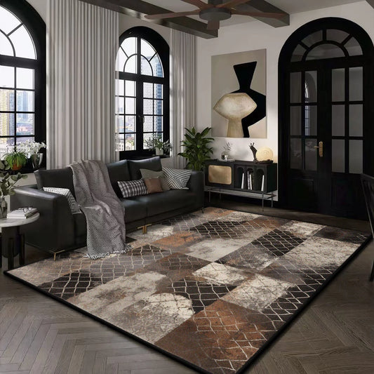 Large Living Room Carpet Modern Senior Office Lounge Rug