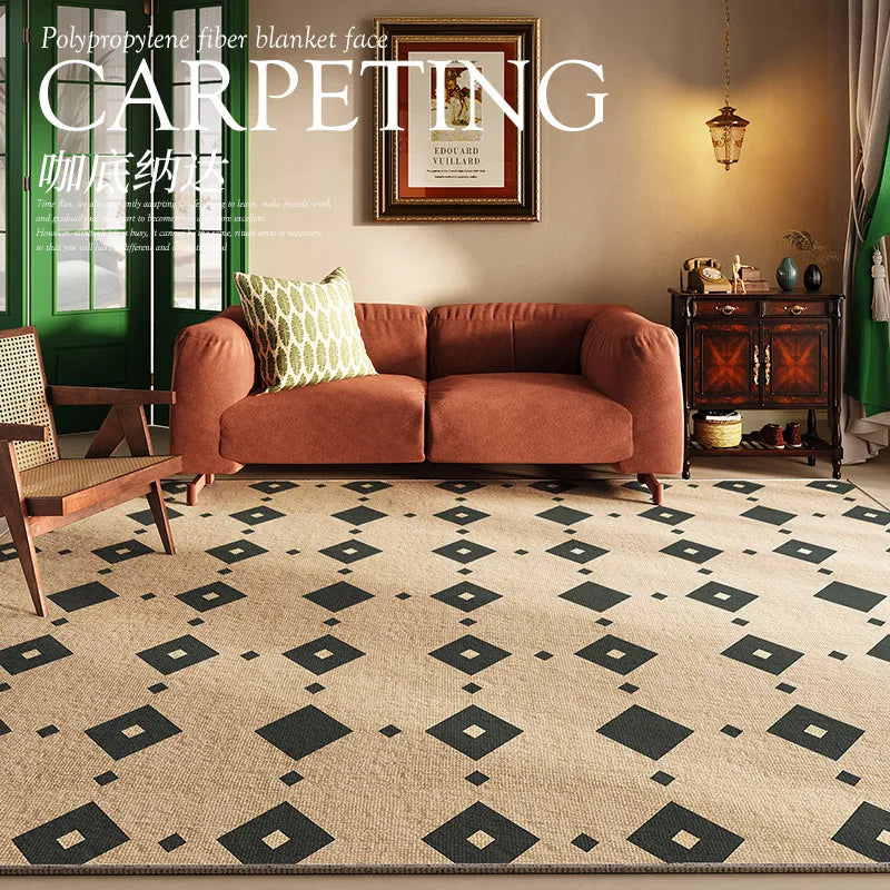 French Retro Living Room Decoration Carpets