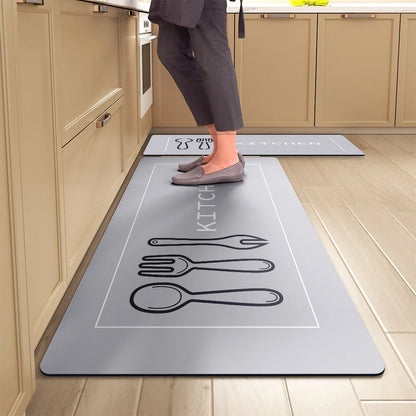 Soft Waterproof Non-Slip Kitchen Floor Mat
