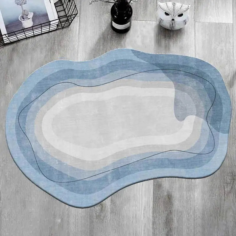 Heterogonal Bedroom Decor Plush Carpet