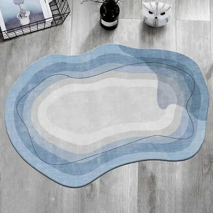 Heterogonal Bedroom Decor Plush Carpet