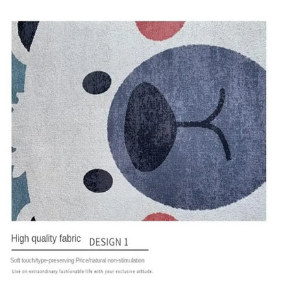 Cartoon Carpets for Living Room Cute Bedroom Deco