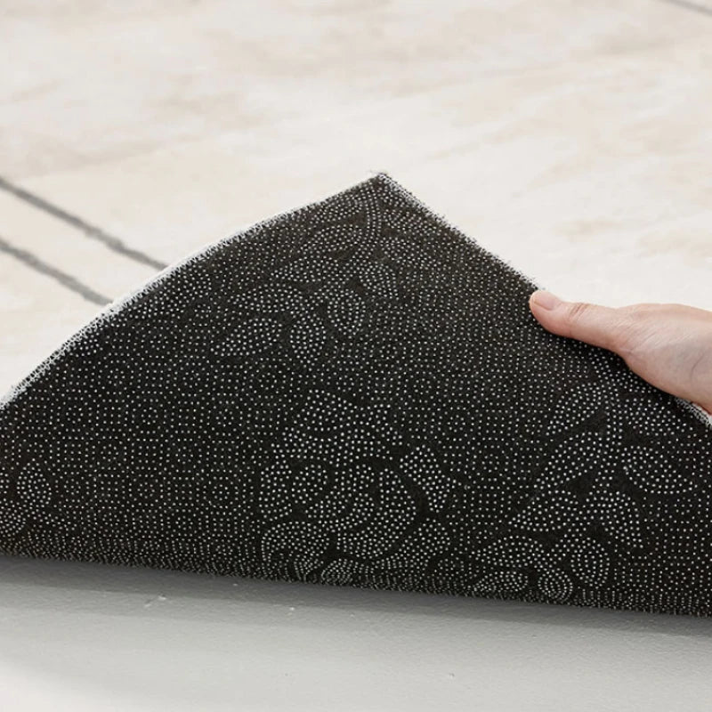 Wabi-sabi Style Living Room Decoration Plush Carpet