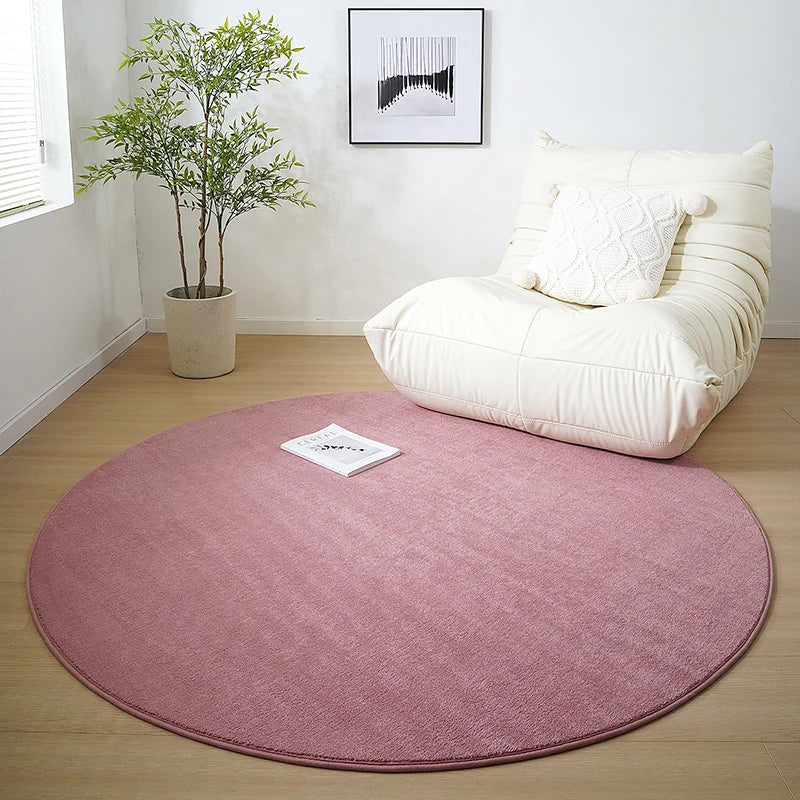 Minimalist Style Living Room Decoration Round Carpet