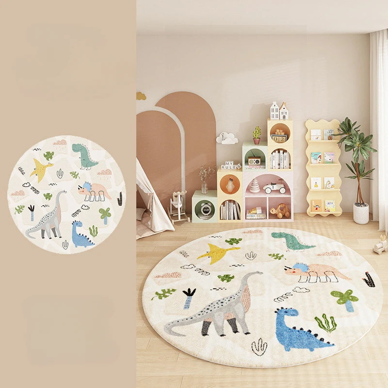 Cartoon Style Carpets Home Fluffy Soft Rug Animal Pattern