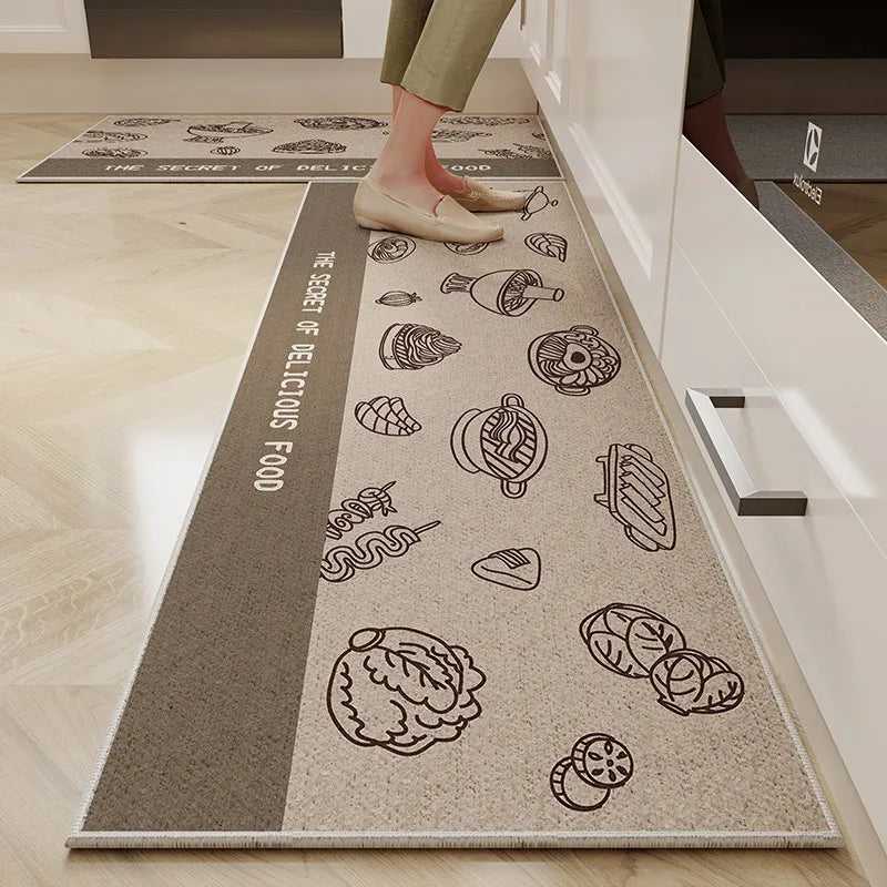 1/2PC Cartoon Easy To Manage Kitchen Floor Mat
