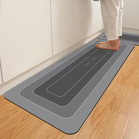 1PCS Kitchen Floor Mat Waterproof, Anti-skid