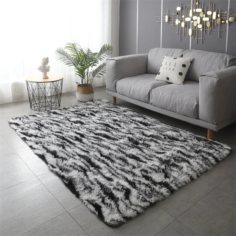 Pebble Non-Slip Flannel Rug