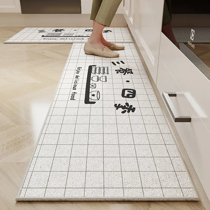 1/2PC Cartoon Easy To Manage Kitchen Floor Mat
