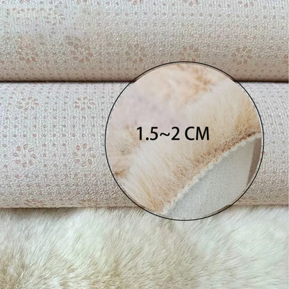 Bubble Plush Carpet For Home Decor Imitation Rabbit Hair