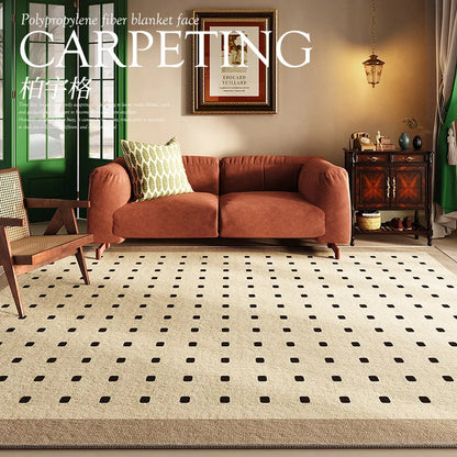 French Retro Living Room Decoration Carpets
