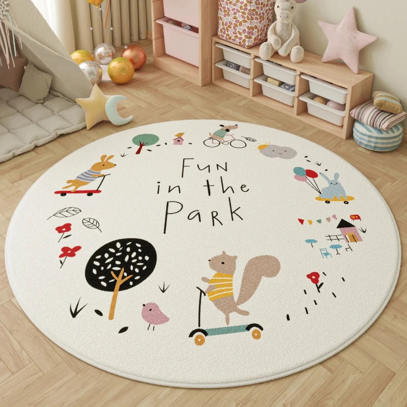 Fluffy Soft Lounge Floor Mat Animal Patterns Rugs