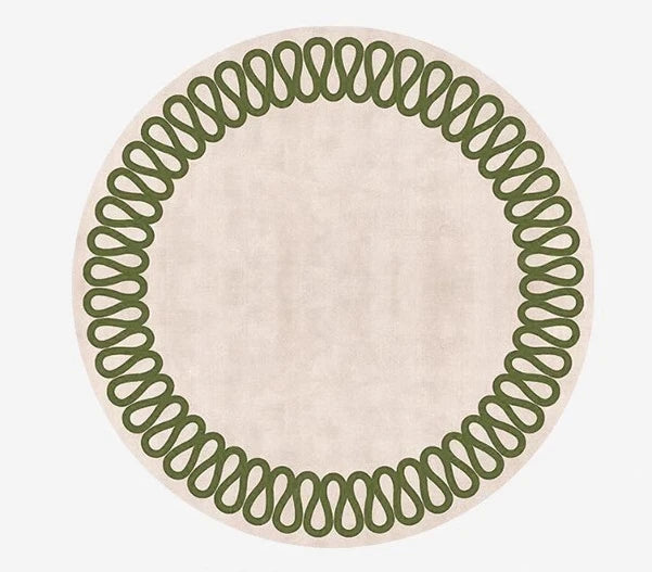 Modern Style Living Room Decoration Round Carpet