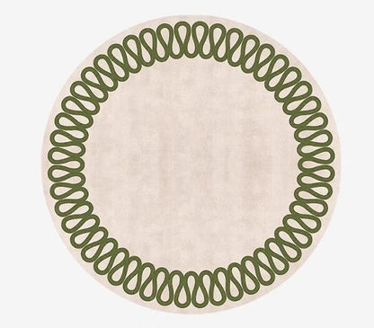 Modern Style Living Room Decoration Round Carpet