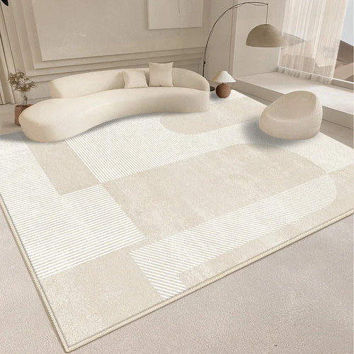 Minimalism Style Carpet Living Room Decoration Fluffy Soft