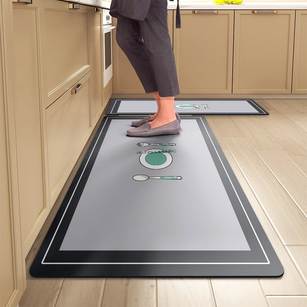 Soft Waterproof Non-Slip Kitchen Floor Mat
