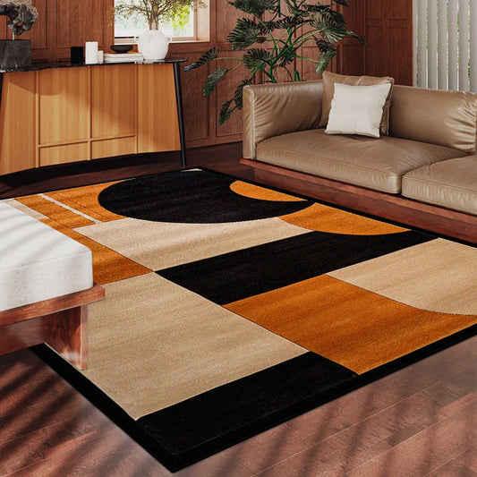 Modern Abstract Style Carpet Living Room Antiskid Fluffy Rugs