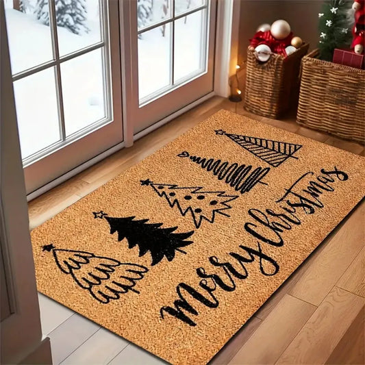 Christmas Decorative Door Mat Christmas Tree Rug