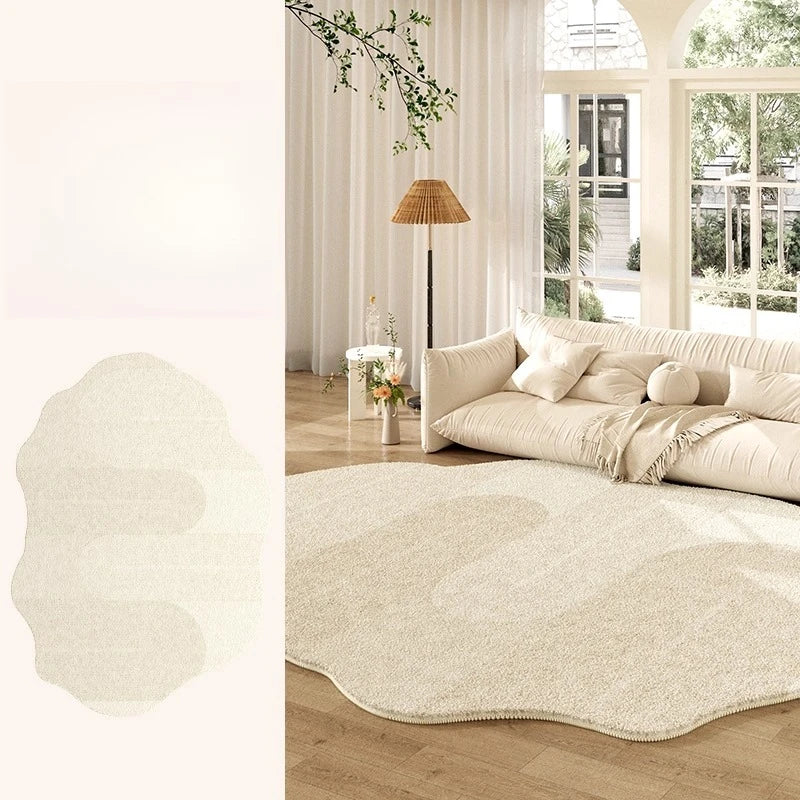 Fluffy Soft Lounge Floor Mat Thickend Plush Bedside Rug