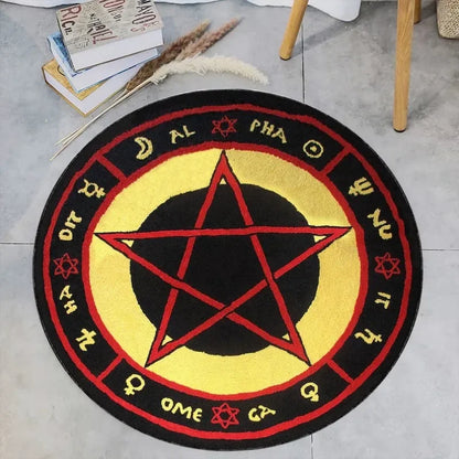 The Love Witch Patterned Round Rug