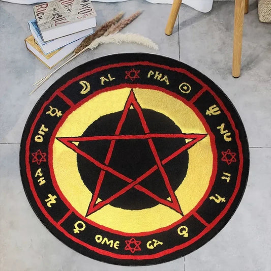 The Love Witch Patterned Round Rug