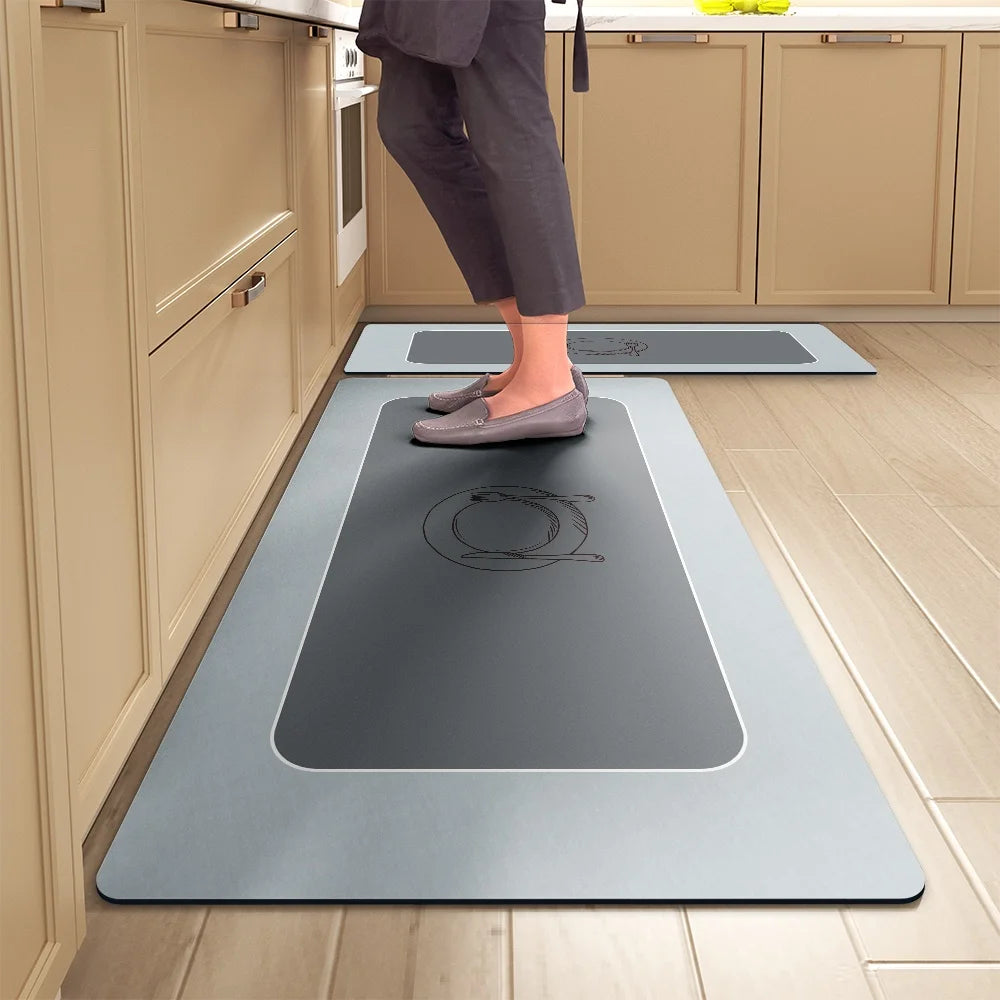 Soft Waterproof Non-Slip Kitchen Floor Mat