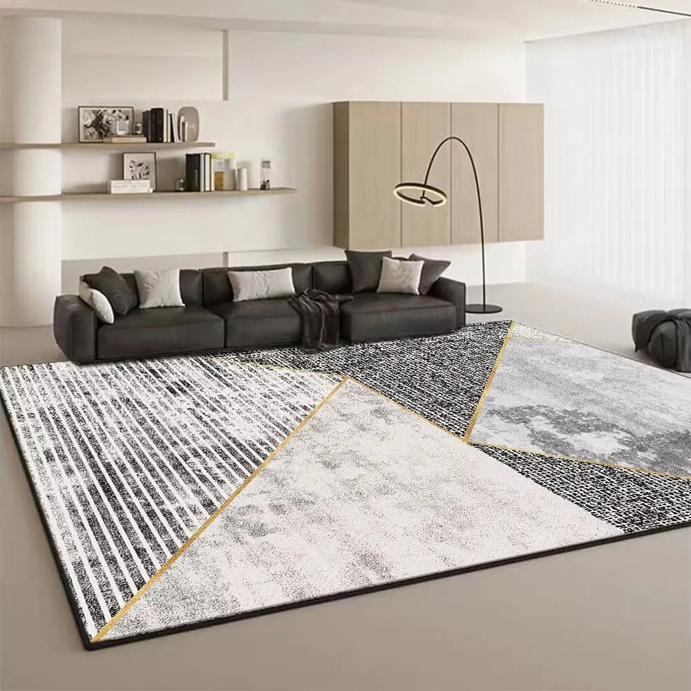 Modern Geometric Large Rugs for Living Room