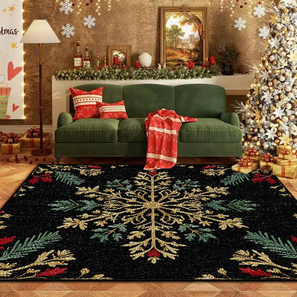 Christmas Style Carpet Living Room High-end Tea Table Rug