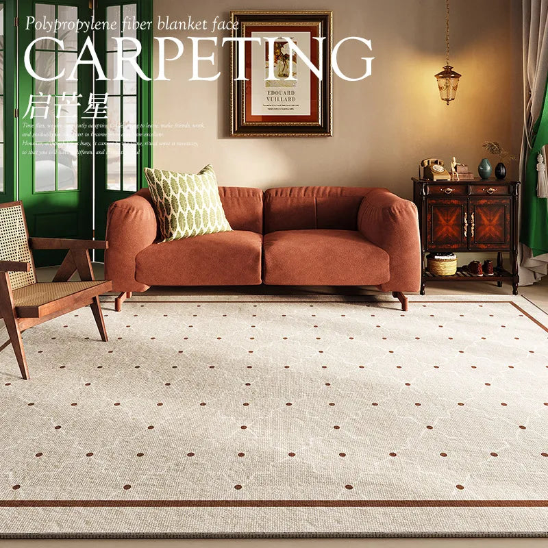 French Retro Living Room Decoration Carpets