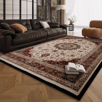 Boho Live Room Rug Antiskid Retro Decoration Home Carpet