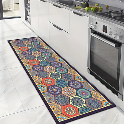 American-Style Flannel Kitchen Rug