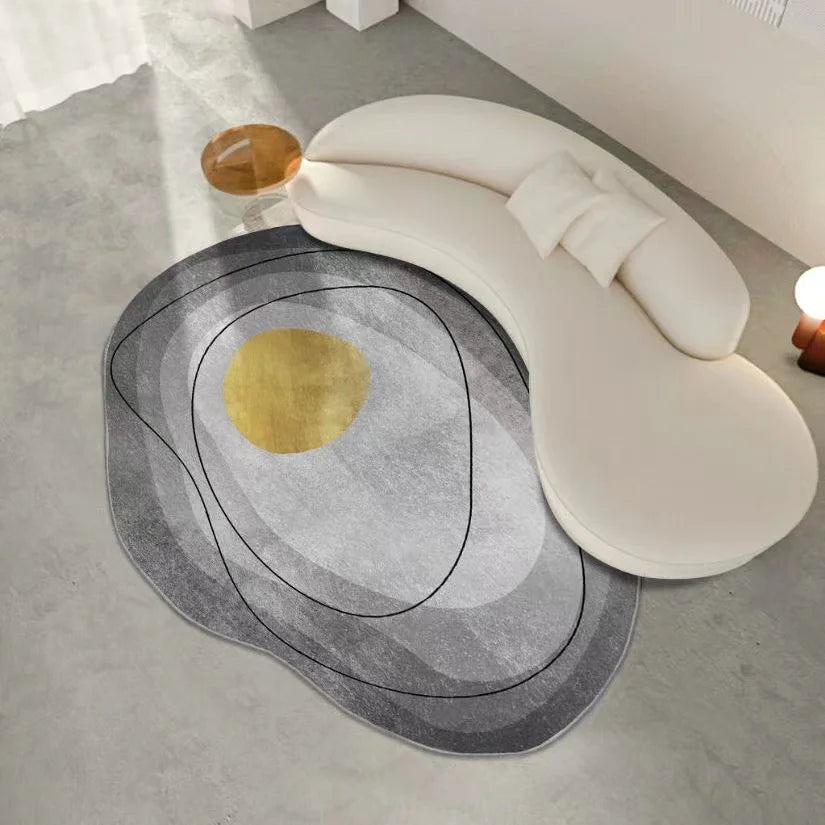 Heterogonal Bedroom Decor Plush Carpet