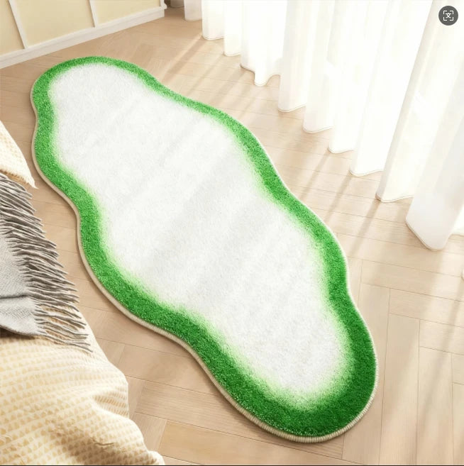 Irregular Shape Rugs for Bedroom Thick Plush Living Room Decoration Cloud Carpet