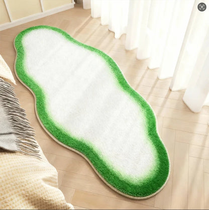 Irregular Shape Rugs for Bedroom Thick Plush Living Room Decoration Cloud Carpet