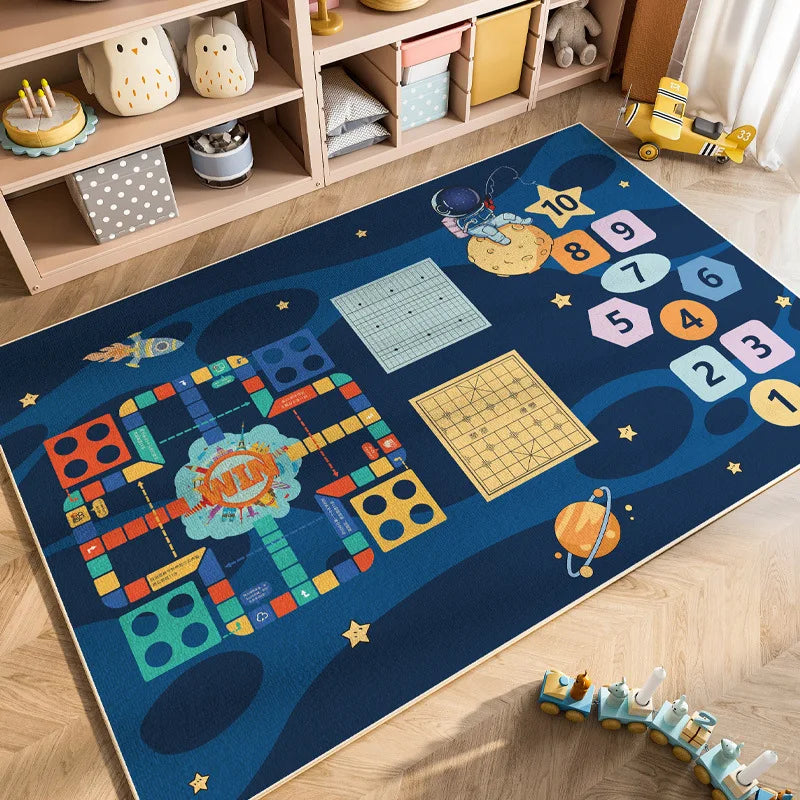 Cartoon Car Traffic Children's Carpet Playroom Baby Crawl Mat