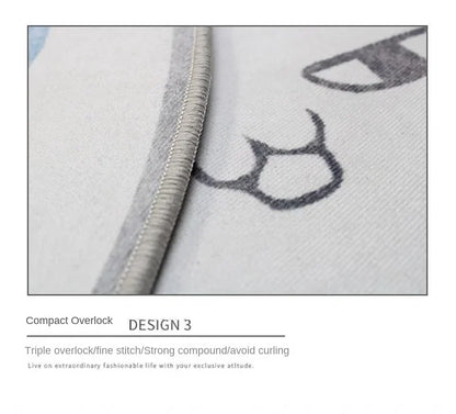 Cartoon Carpets for Living Room Cute Bedroom Deco