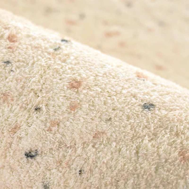 Cartoon Style Bedroom Decor Plush Carpet