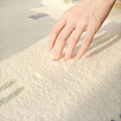 Modern Style Living Room Decoration Oval Carpet Minimalist