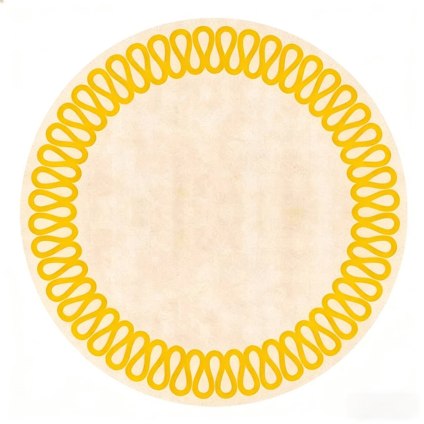 Modern Style Living Room Decoration Round Carpet