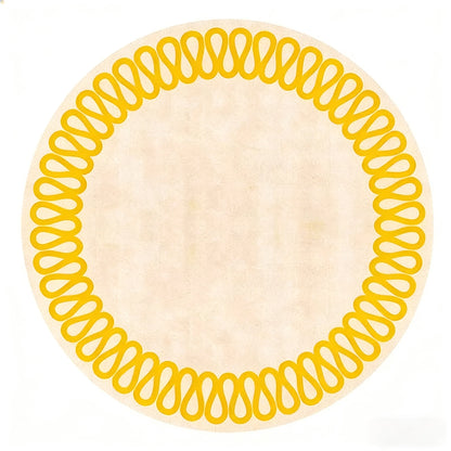 Modern Style Living Room Decoration Round Carpet