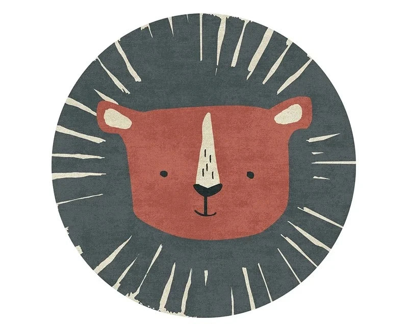 Cartoon Carpets for Living Room Cute Bedroom Deco