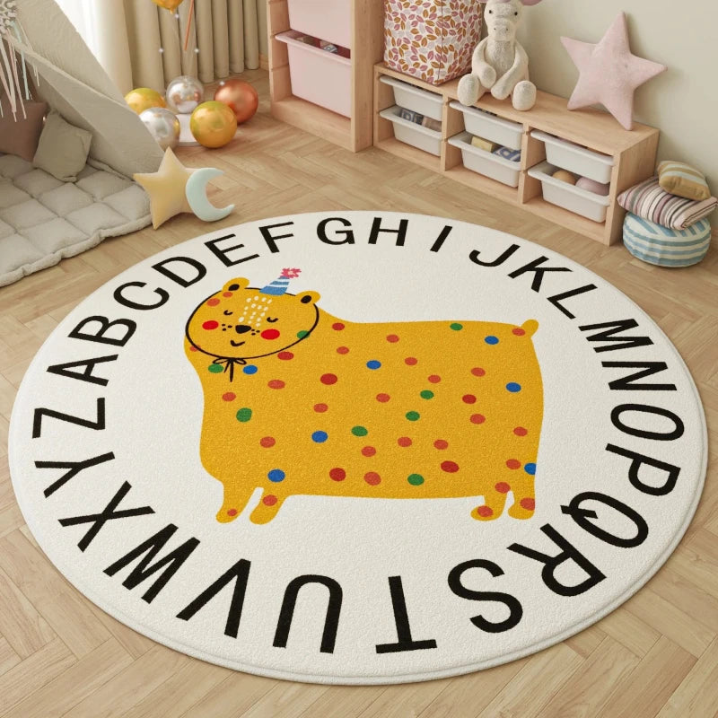 Fluffy Soft Lounge Floor Mat Animal Patterns Rugs