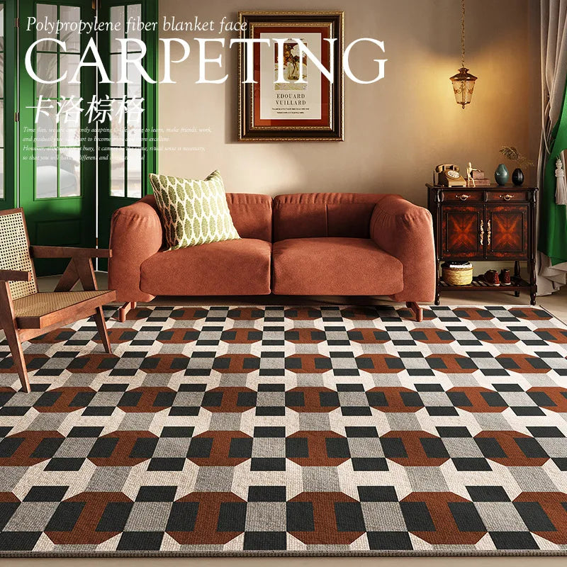 French Retro Living Room Decoration Carpets