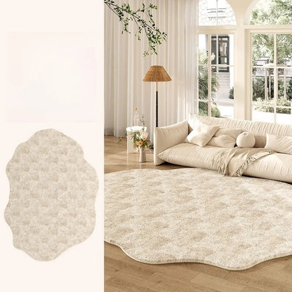 Fluffy Soft Lounge Floor Mat Thickend Plush Bedside Rug