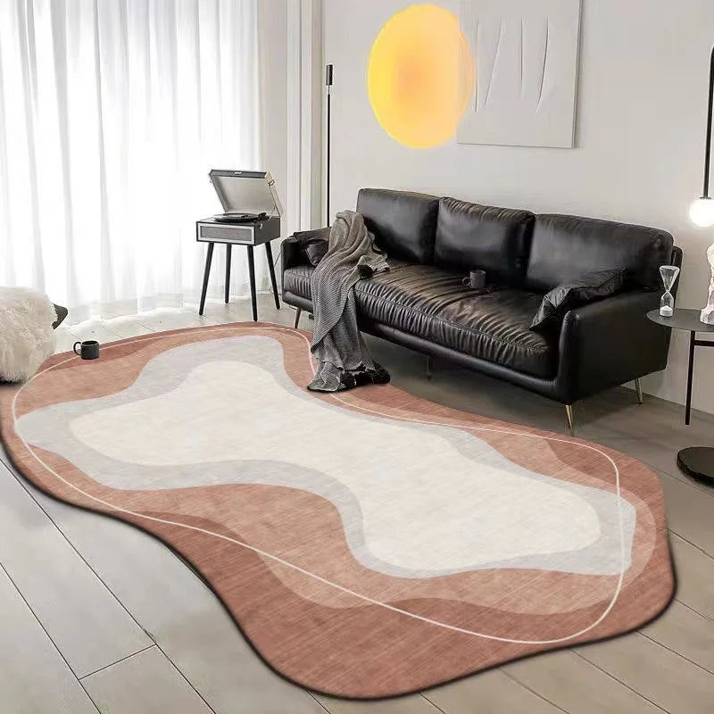 Heterogonal Bedroom Decor Plush Carpet